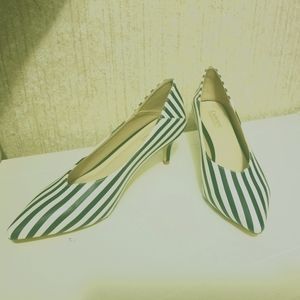 Catherine Malandrino Striped Heel